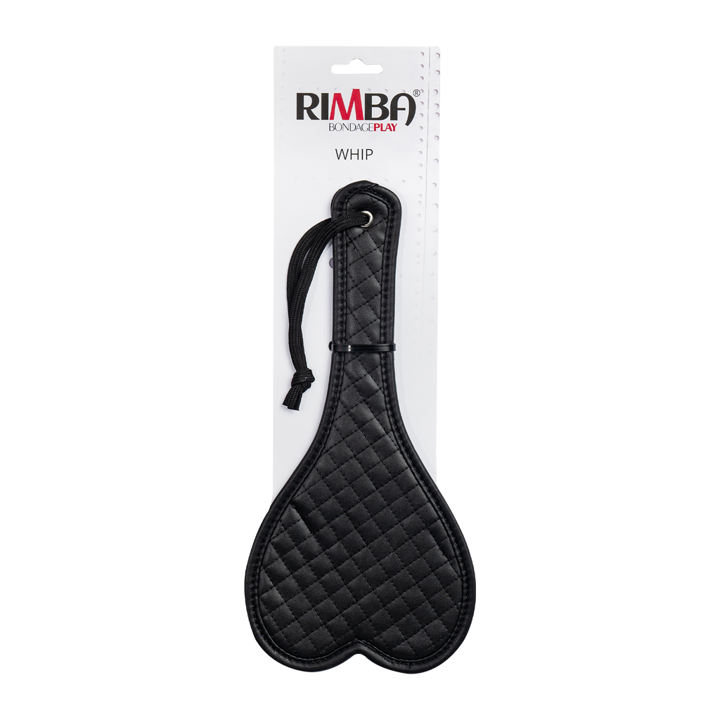 Rimba - Hartvormige flapzweep met stikselversiering aan één zijde