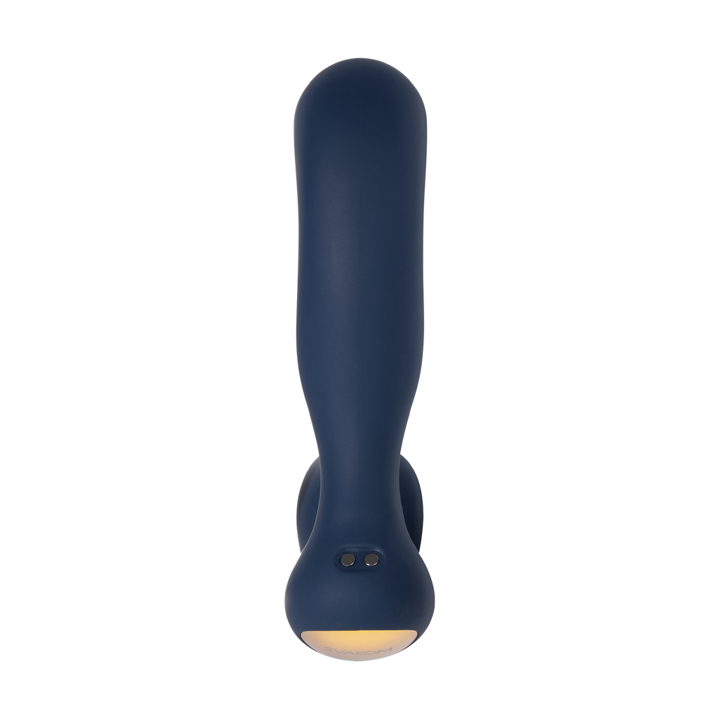 SVAKOM - Iker Neo - Interactieve Pulserende Prostaat Vibrator, Appbediening - Marineblauw