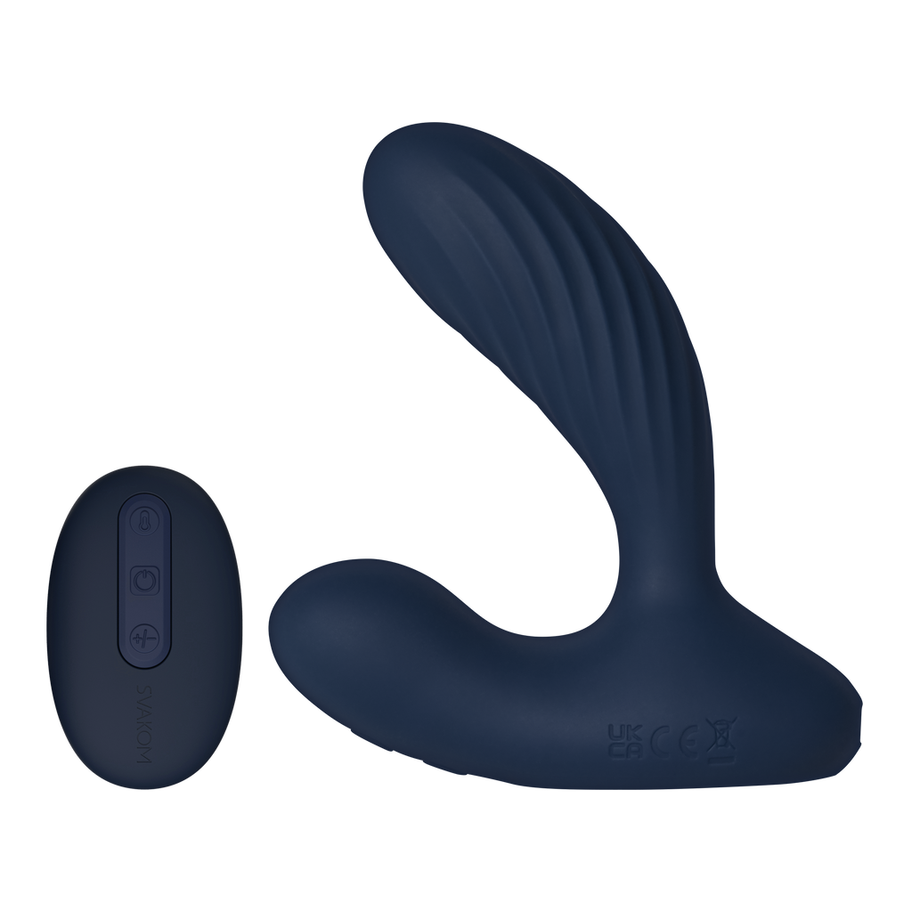 SVAKOM - Vick Neo 2 - Prostaat Vibrator, App Besturing - Marine Blauw