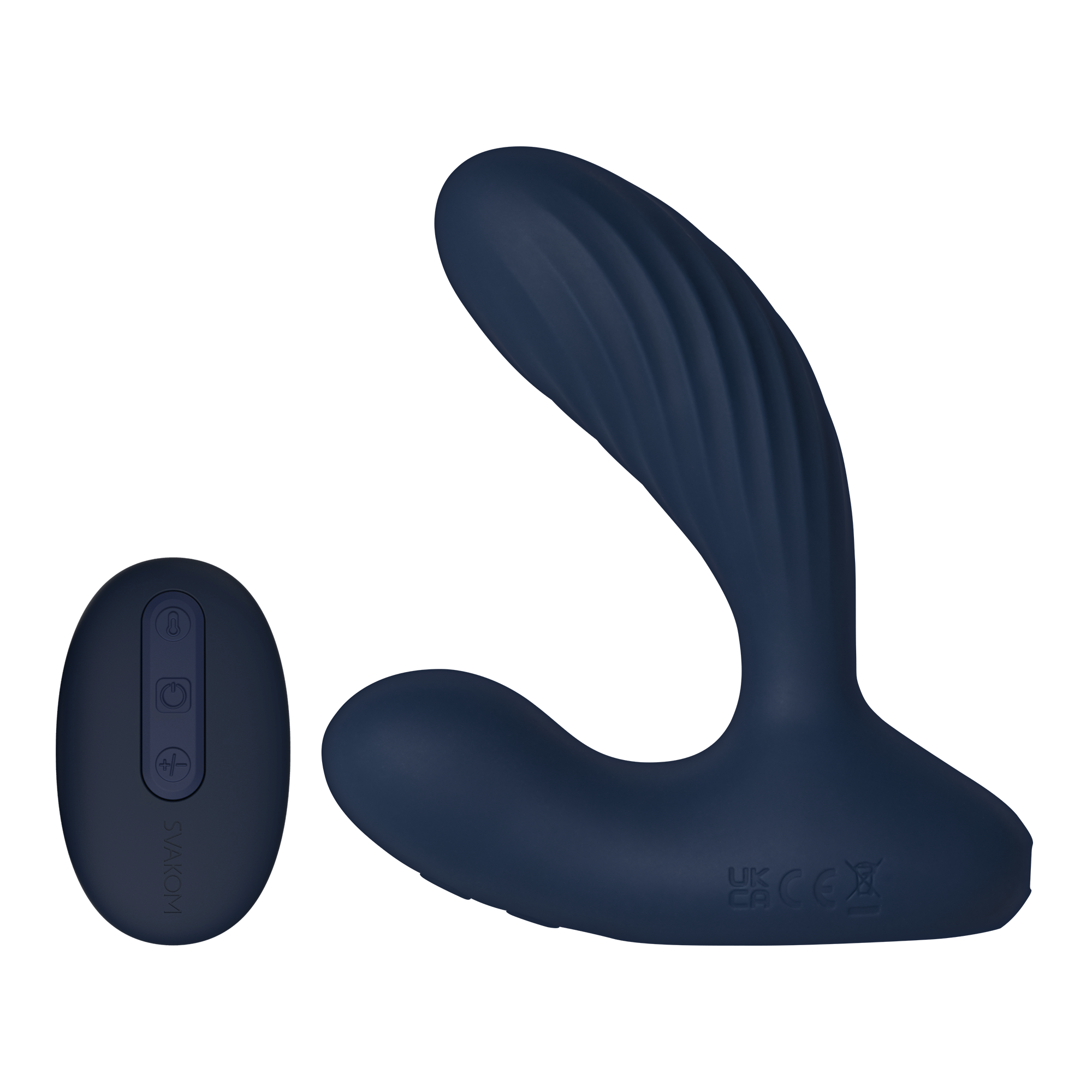 SVAKOM - Vick Neo 2 - Prostaat Vibrator, App Besturing - Marine Blauw