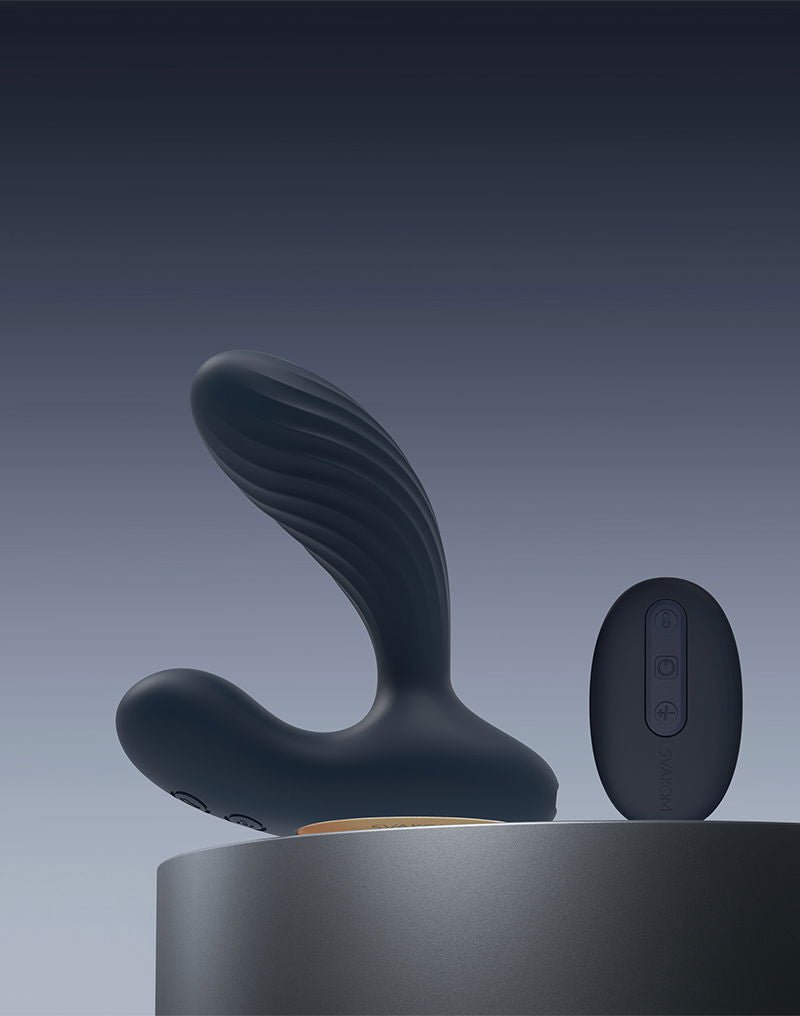 SVAKOM - Vick Neo 2 - Prostaat Vibrator, App Besturing - Marine Blauw