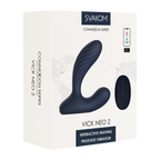 SVAKOM - Vick Neo 2 - Prostaat Vibrator, App Besturing - Marine Blauw
