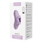 SVAKOM - Echo 2 - Flexibele Vinger Vibrator, App Besturing - Roze Lila