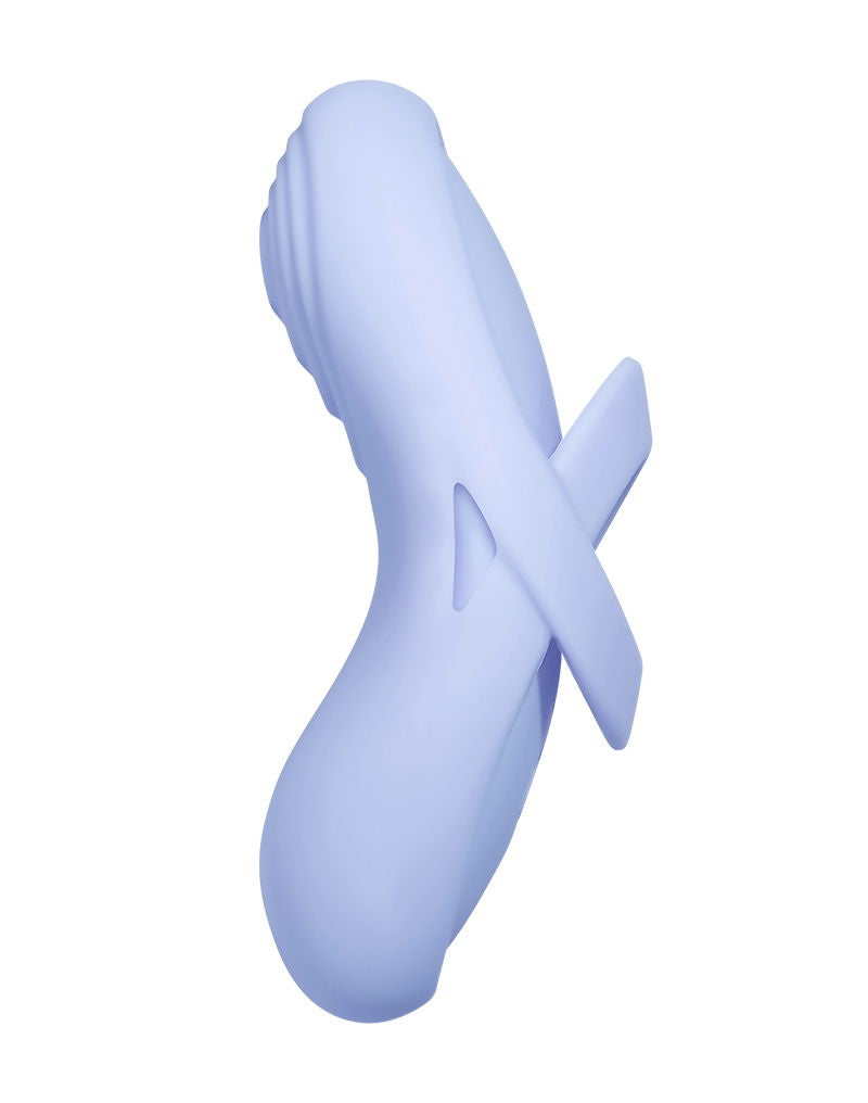 SVAKOM - Echo 2 - Flexibele Vinger Vibrator,  App Besturing - Sky Blue