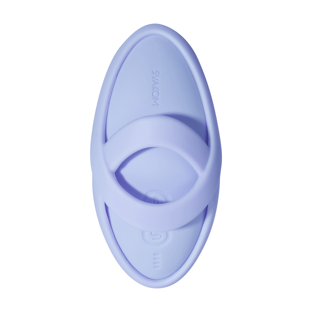 SVAKOM - Echo 2 - Flexibele Vinger Vibrator,  App Besturing - Sky Blue