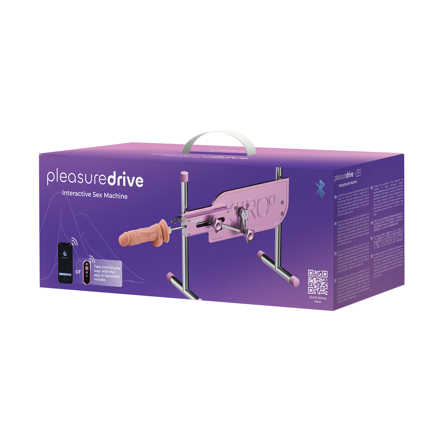 KIIROO - PleasureDrive - Interactieve Webcammachine - Roze