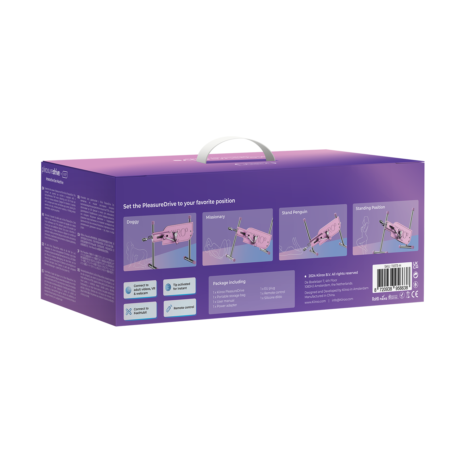 KIIROO - PleasureDrive - Interactieve Webcammachine - Roze