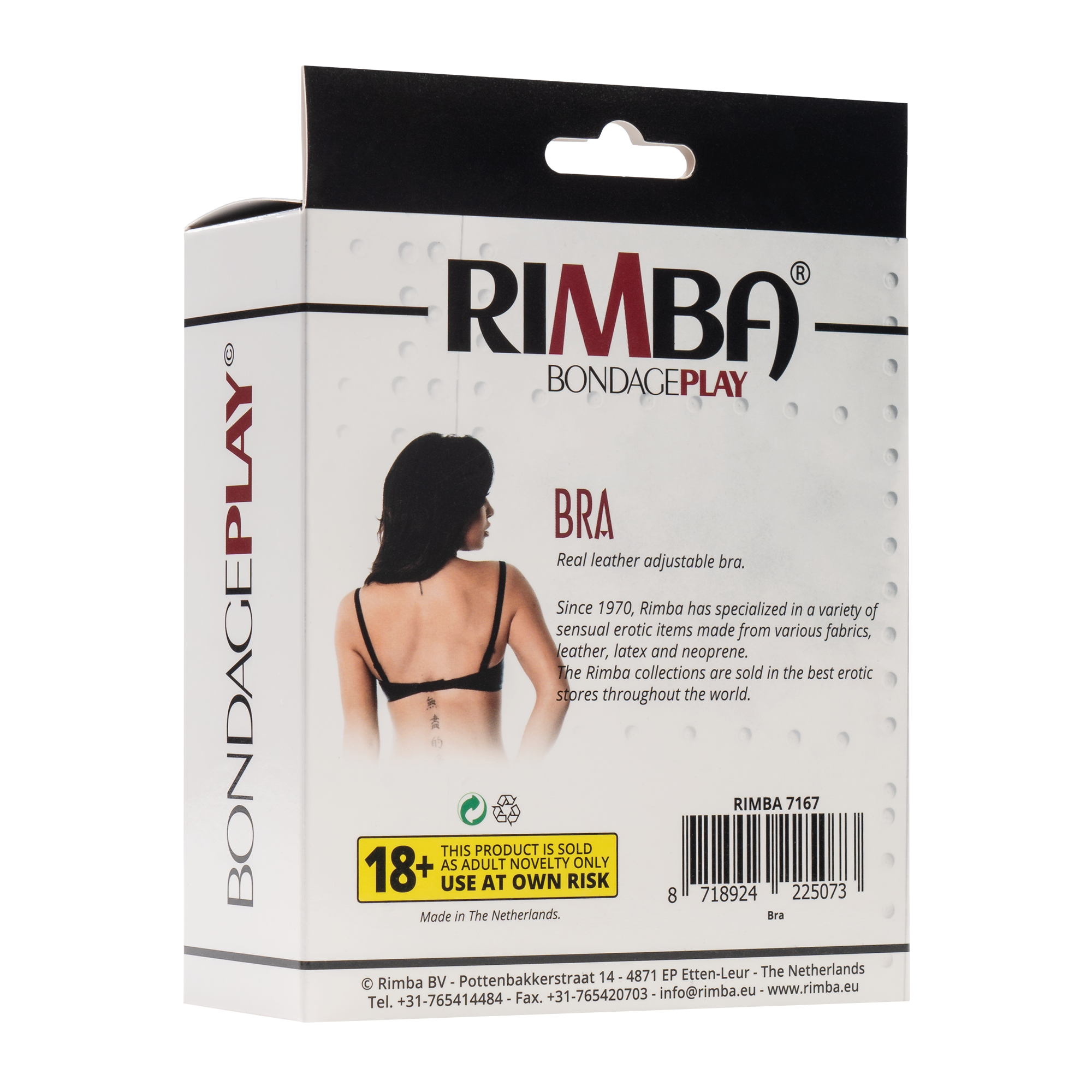 Rimba - ¼ cup BH versierd met nieten