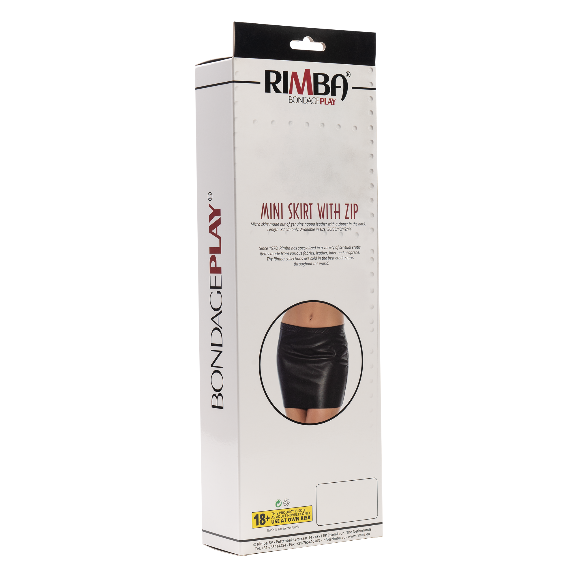 Rimba - Super Mini-rokje met ritssluiting