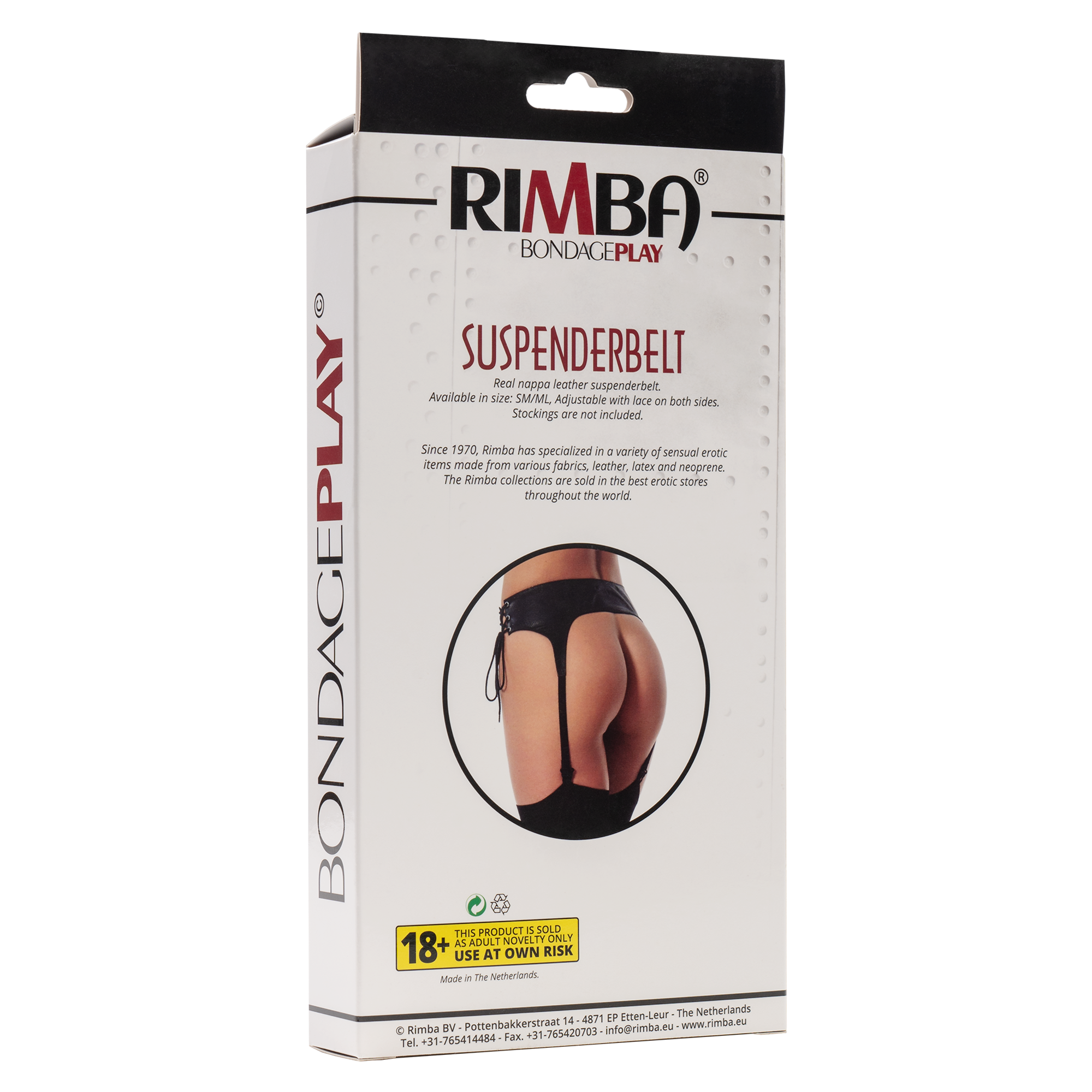 Rimba - Jarretelgordel met veters aan de zijkant