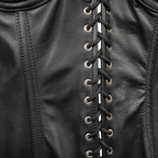 Rimba - Echt lederen 1/4 Cup korset