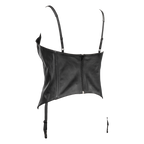 Rimba - Echt lederen 1/4 Cup korset