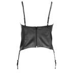 Rimba - Echt lederen 1/4 Cup korset