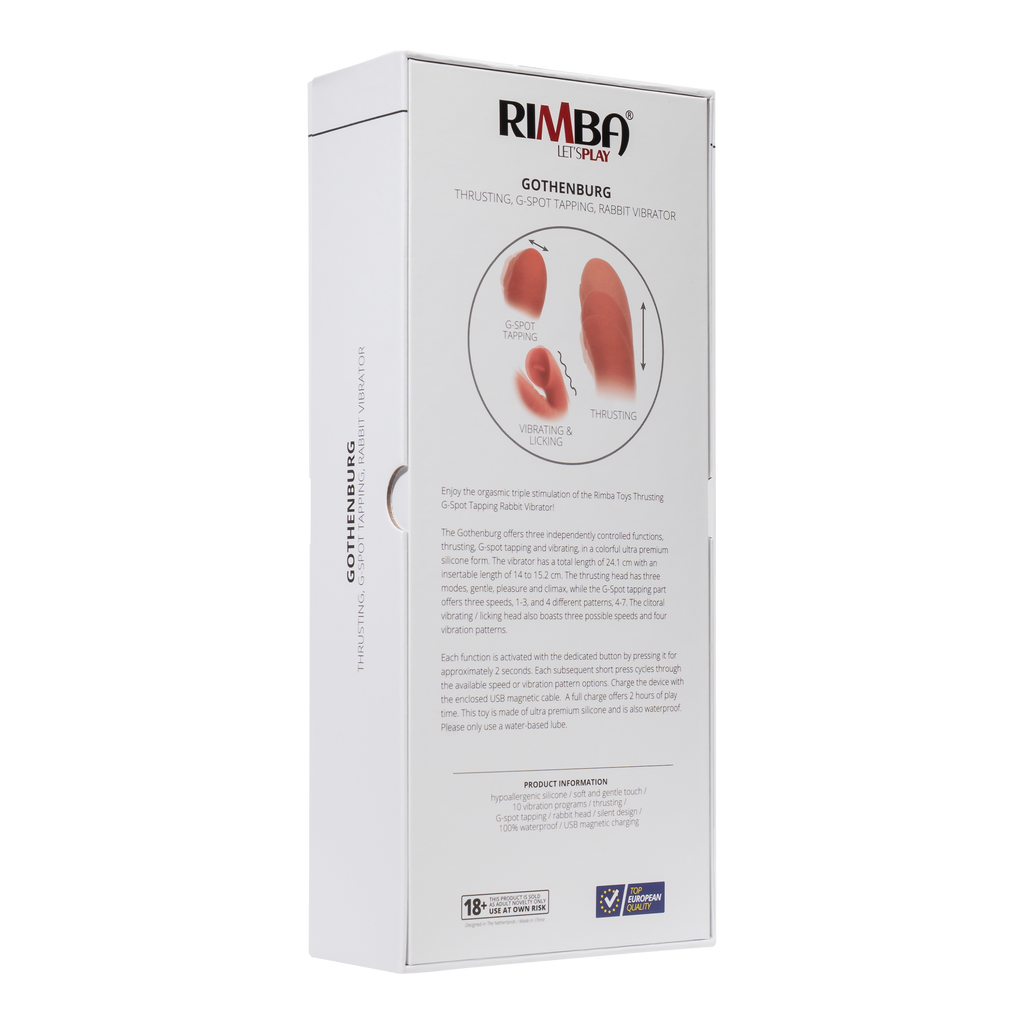 Rimba Toys - Gothenburg Vibrator - Rood