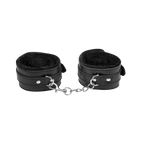 TieMeUp - Handboeien van zacht bont - Zwart