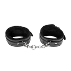 TieMeUp - Handboeien van zacht bont - Zwart