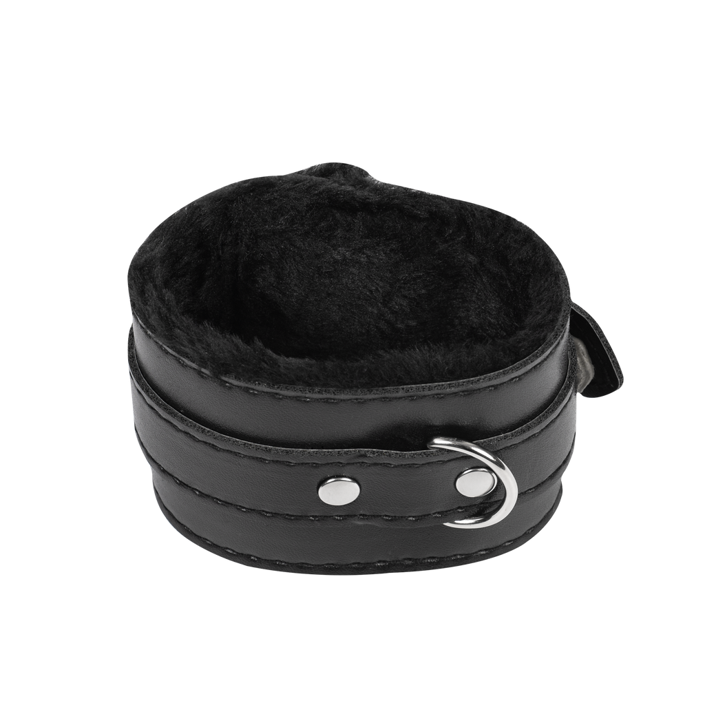 TieMeUp - Handboeien van zacht bont - Zwart