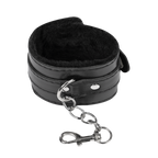 TieMeUp - Handboeien van zacht bont - Zwart