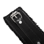 TieMeUp - Handboeien van zacht bont - Zwart