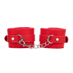 TieMeUp - Handboeien van zacht bont - Rood