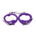 TieMeUp - Handboeien van zacht bont - Paars