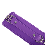 TieMeUp - Handboeien van zacht bont - Paars