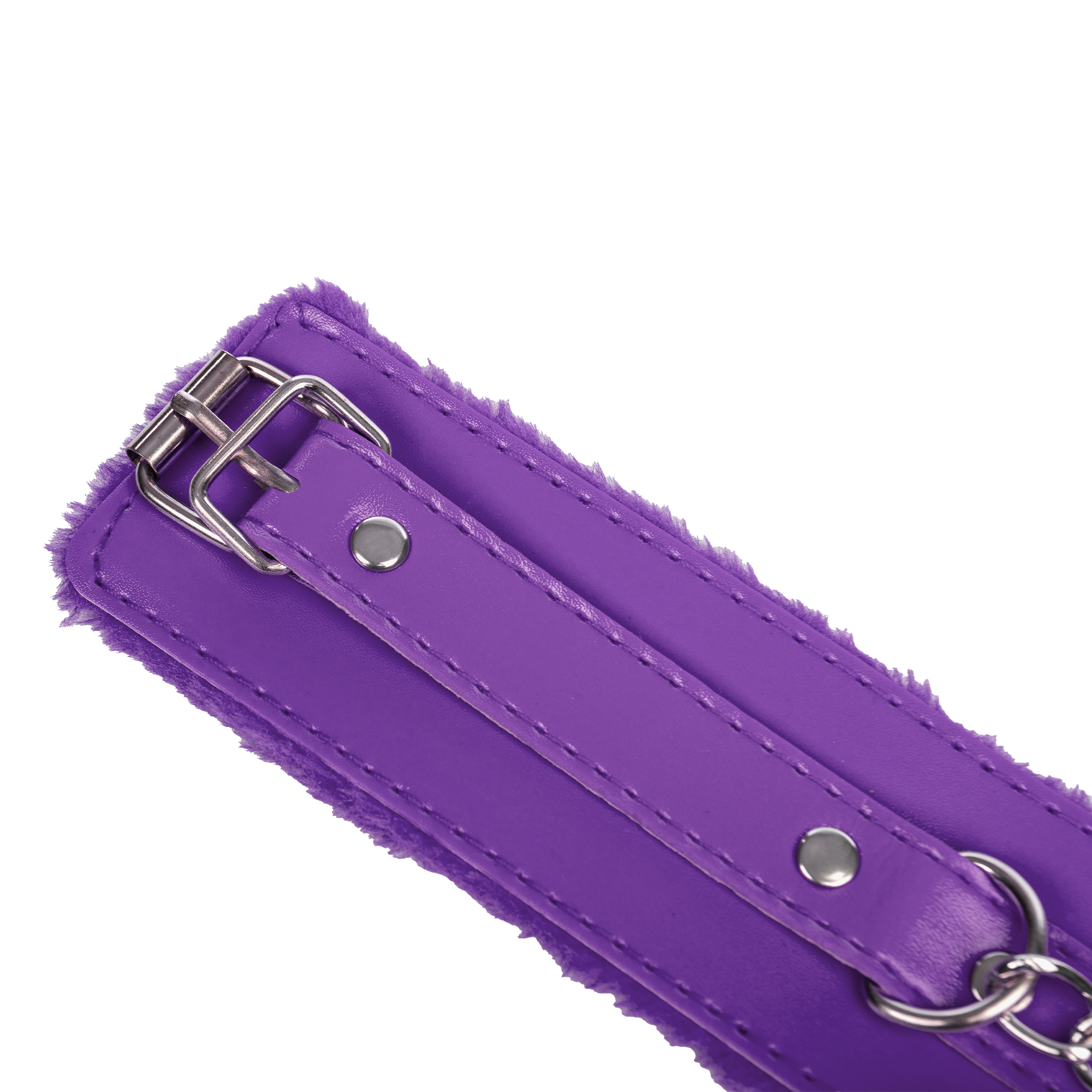 TieMeUp - Handboeien van zacht bont - Paars