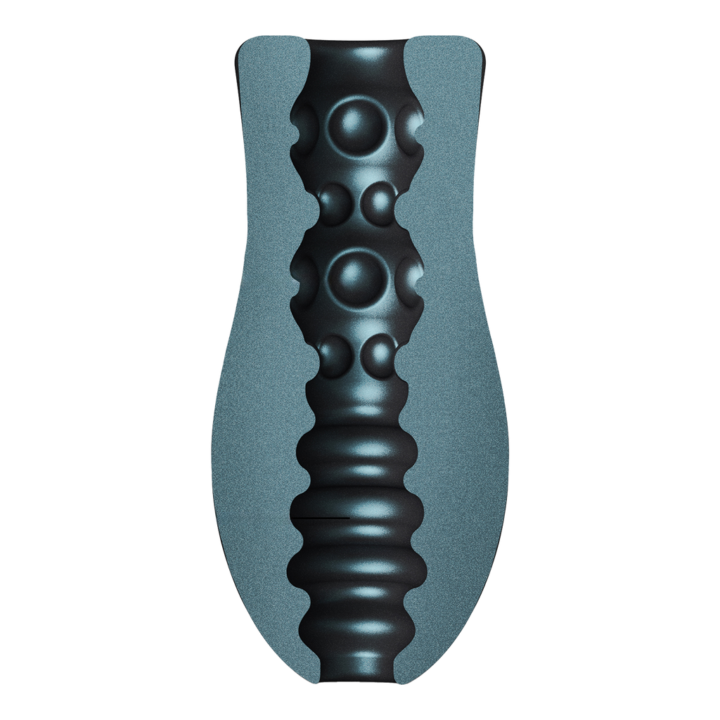 Dorcel - Sili-Cup - Dual Sensation Masturbator - Blauw Metallic