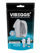 VIBEGGS - Twisty Tongues - Vibrerende Masturbatie Sleeve - Wit
