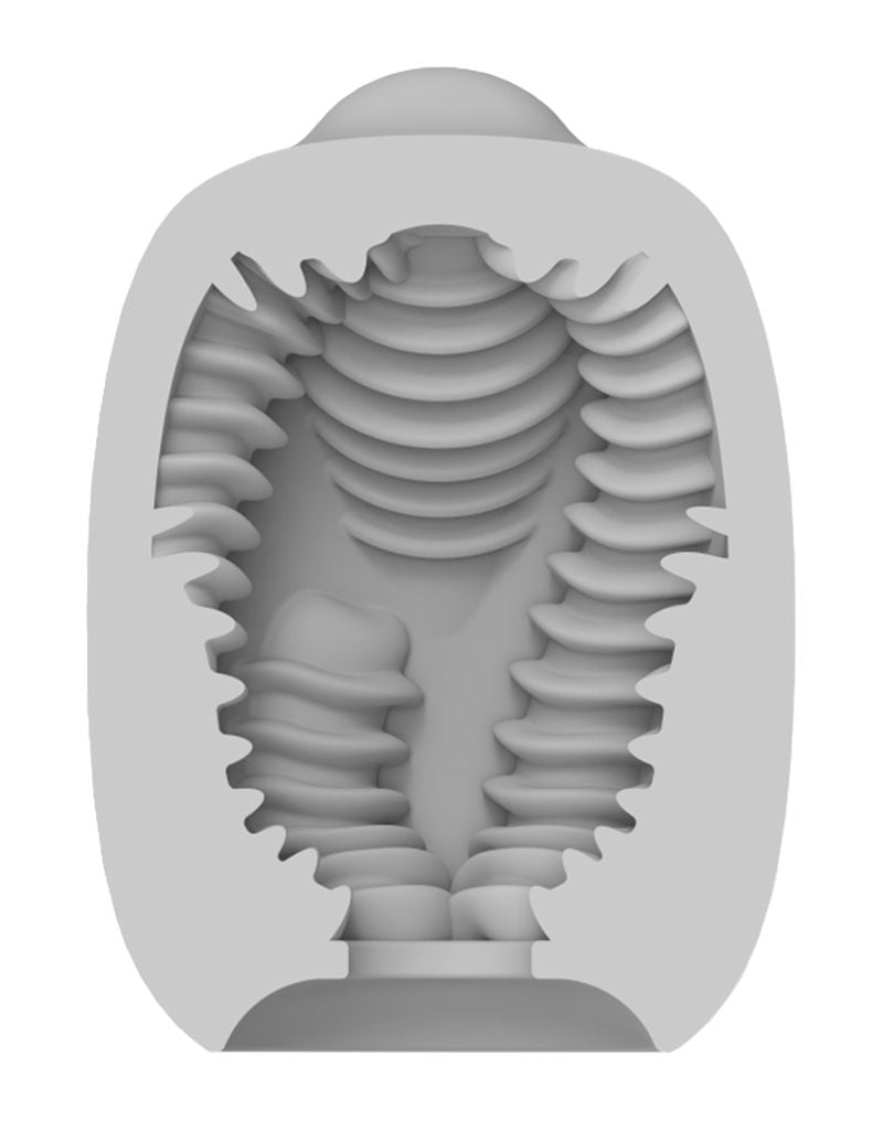 VIBEGGS - Twisty Tongues - Vibrerende Masturbatie Sleeve - Wit