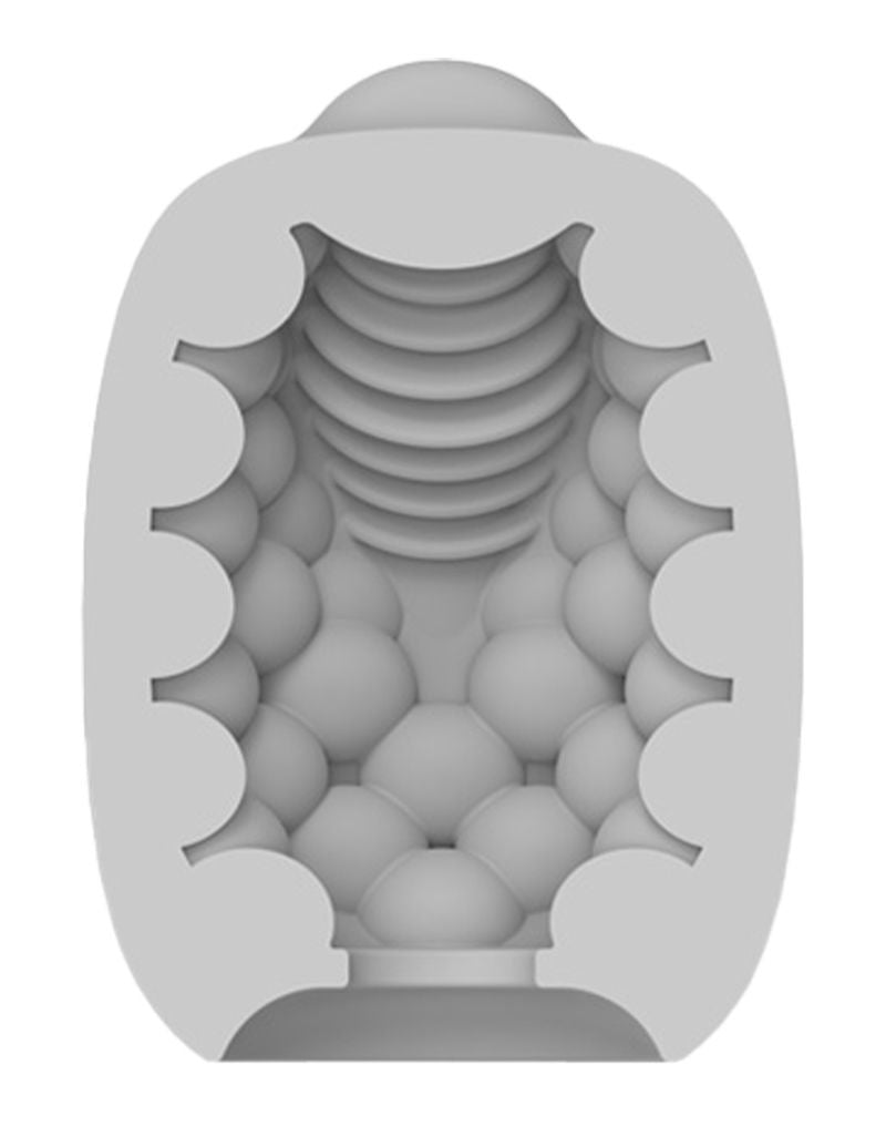 VIBEGGS - Blow Misty - Vibrerende Masturbatie Sleeve - Wit