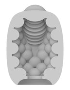 VIBEGGS - Blow Misty - Vibrerende Masturbatie Sleeve - Wit