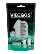 VIBEGGS - Ribs Delight - Vibrerende Masturbatie Sleeve - Wit