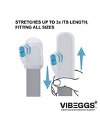 VIBEGGS - Ribs Delight - Vibrerende Masturbatie Sleeve - Wit