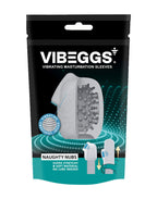 VIBEGGS - Naughty Nubs - Vibrerende Masturbatie Sleeve - Wit