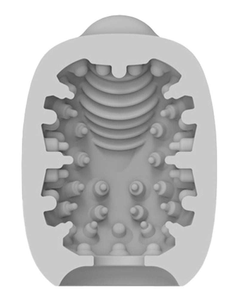 VIBEGGS - Naughty Nubs - Vibrerende Masturbatie Sleeve - Wit