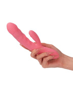 SVAKOM - Avery - Thrusting Rabbit Vibrator - Strawberry Pink