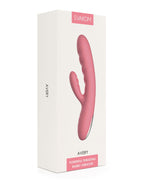 SVAKOM - Avery - Thrusting Rabbit Vibrator - Strawberry Pink