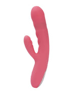 SVAKOM - Avery - Thrusting Rabbit Vibrator - Strawberry Pink