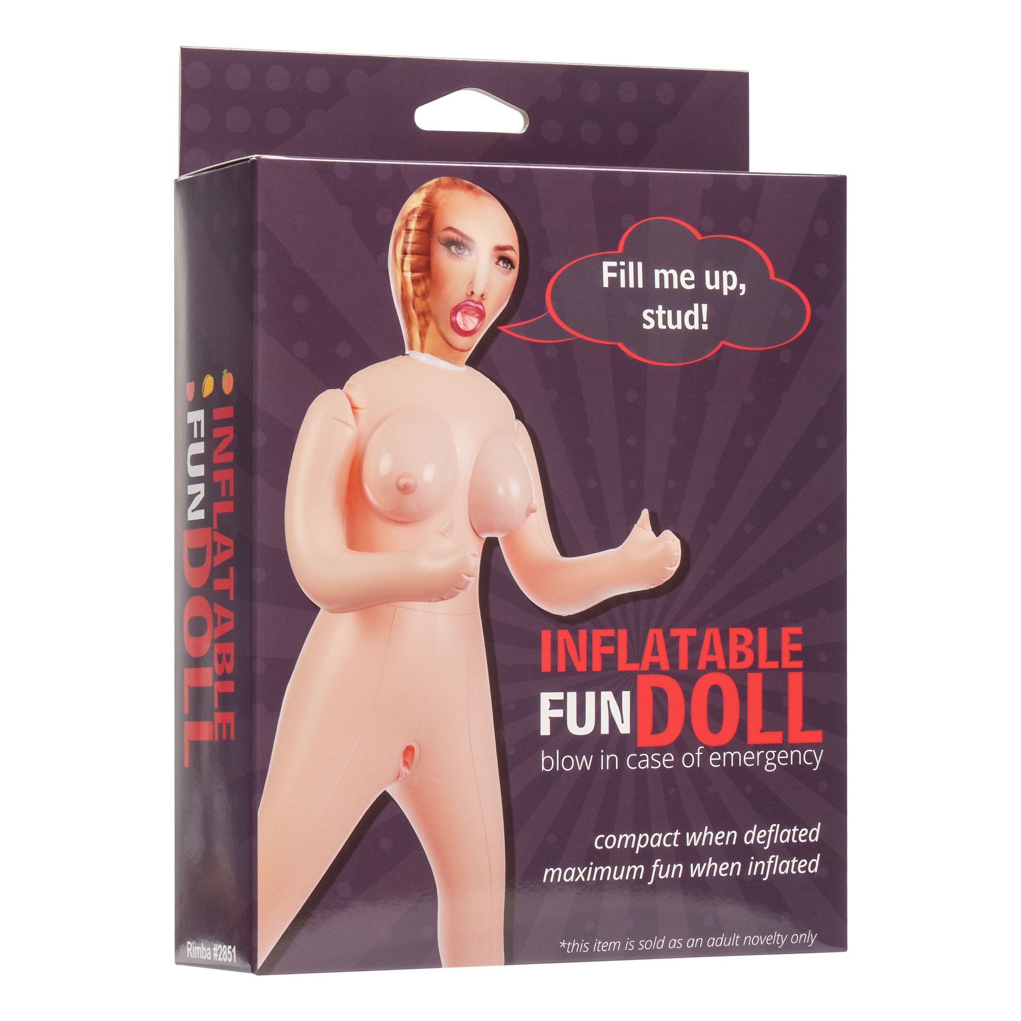 Inflatable Fun Doll - Fill Me Up, Stud! - Nude