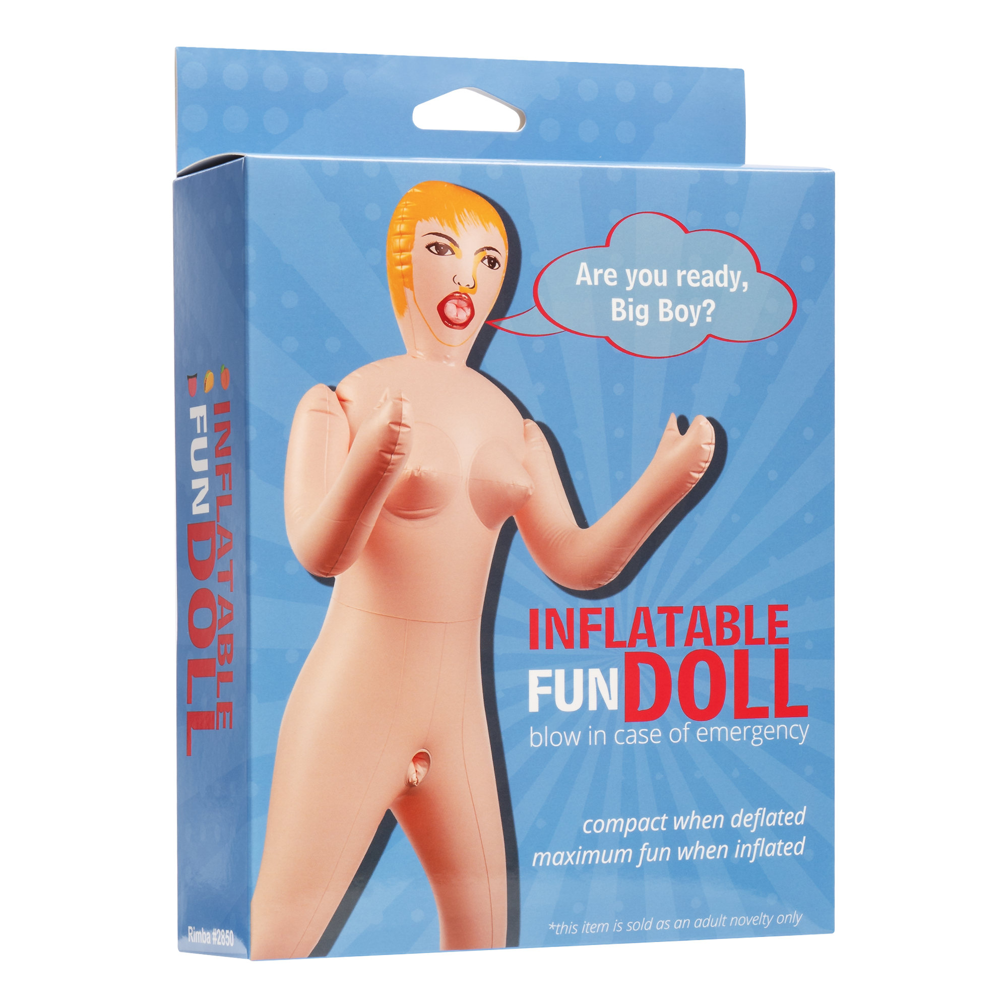 Inflatable Fun Doll - Are You Ready, Big Boy? - Nude