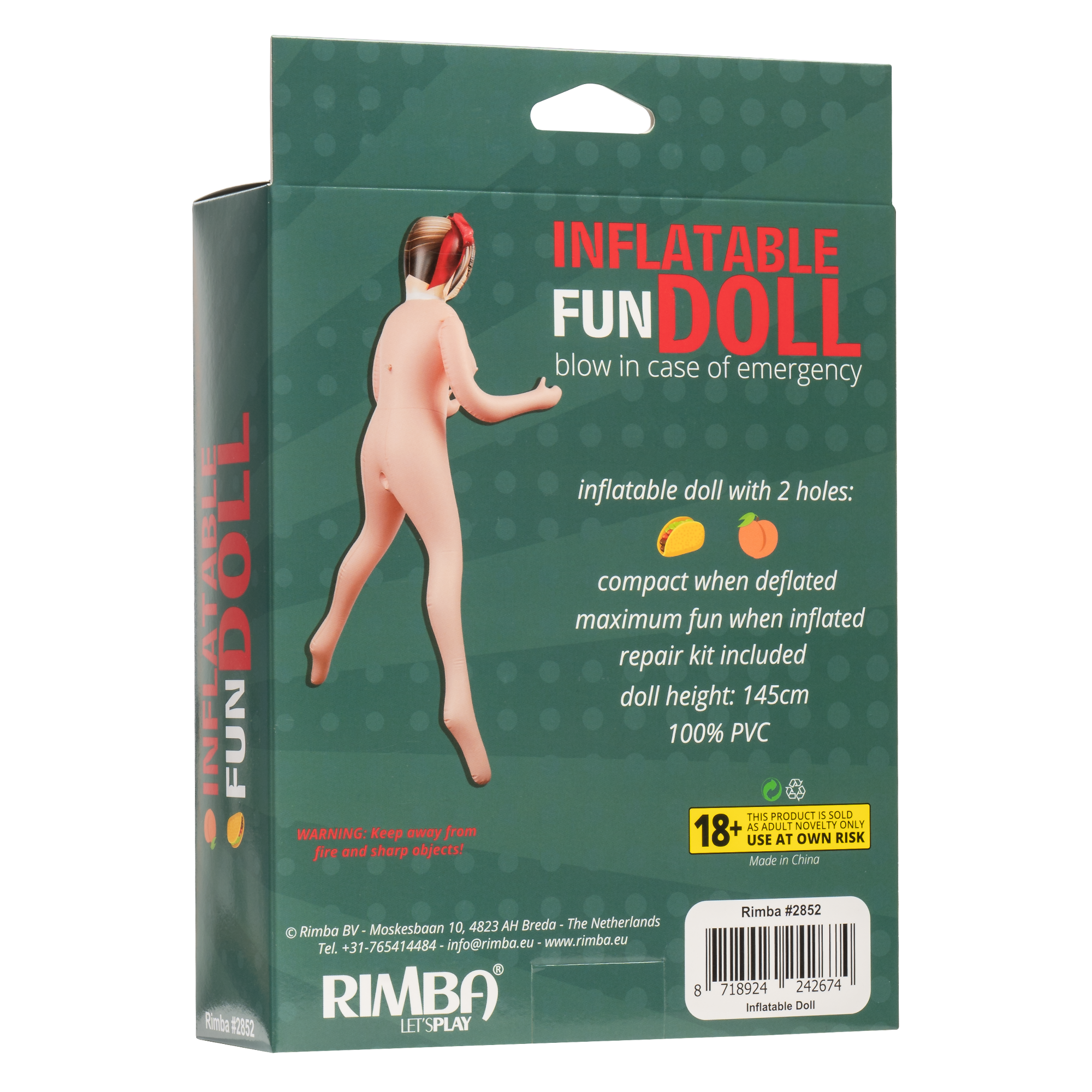 Inflatable Fun Doll - You Are Sooo Big! - Nude