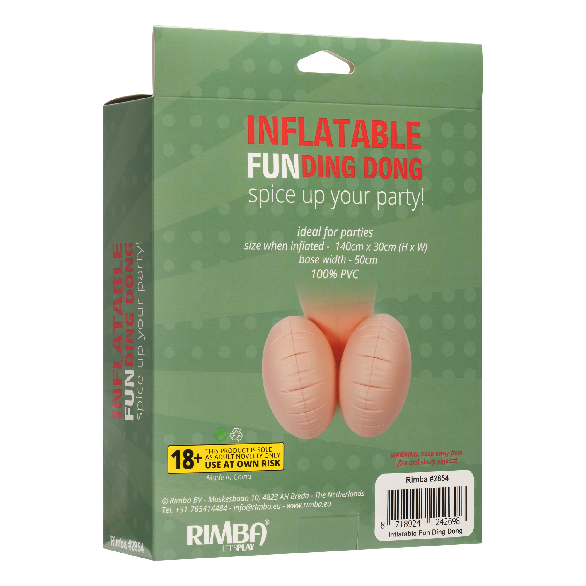 Inflatable Fun Ding Dong - Spice Up Your Party!  - Nude