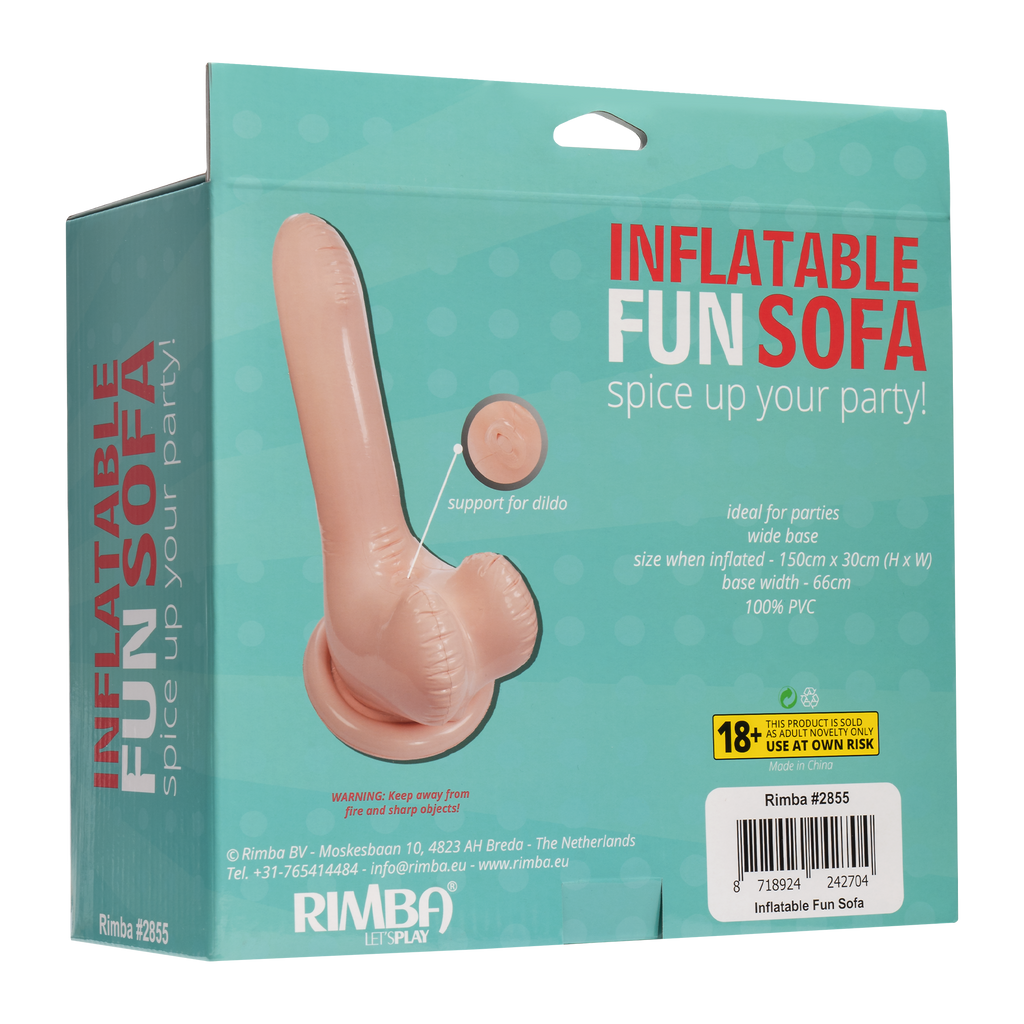 Inflatable Fun Sofa - Spice Up Your Party! - Nude