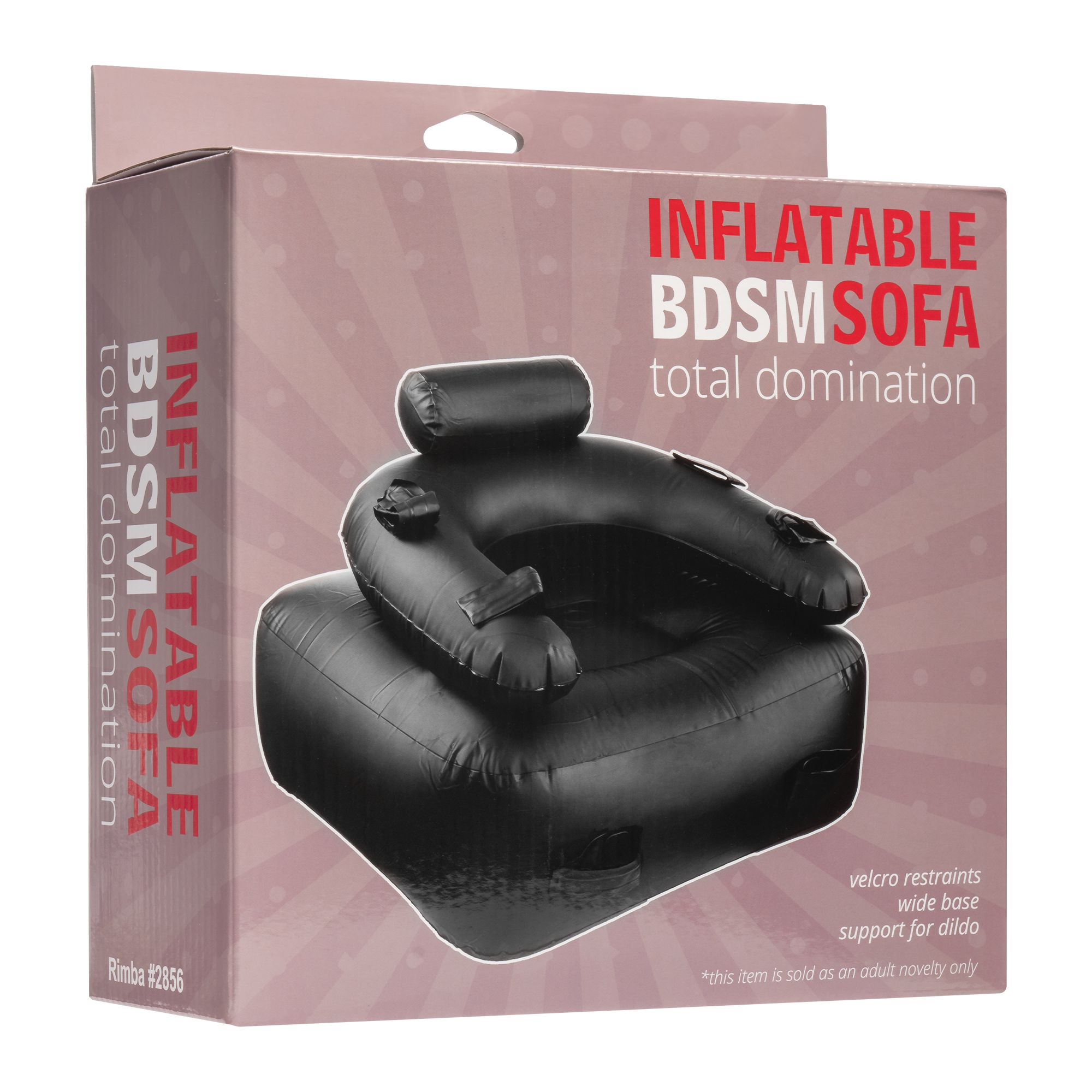 Inflatable Fun BDSM Sofa - Total Domination - Zwart