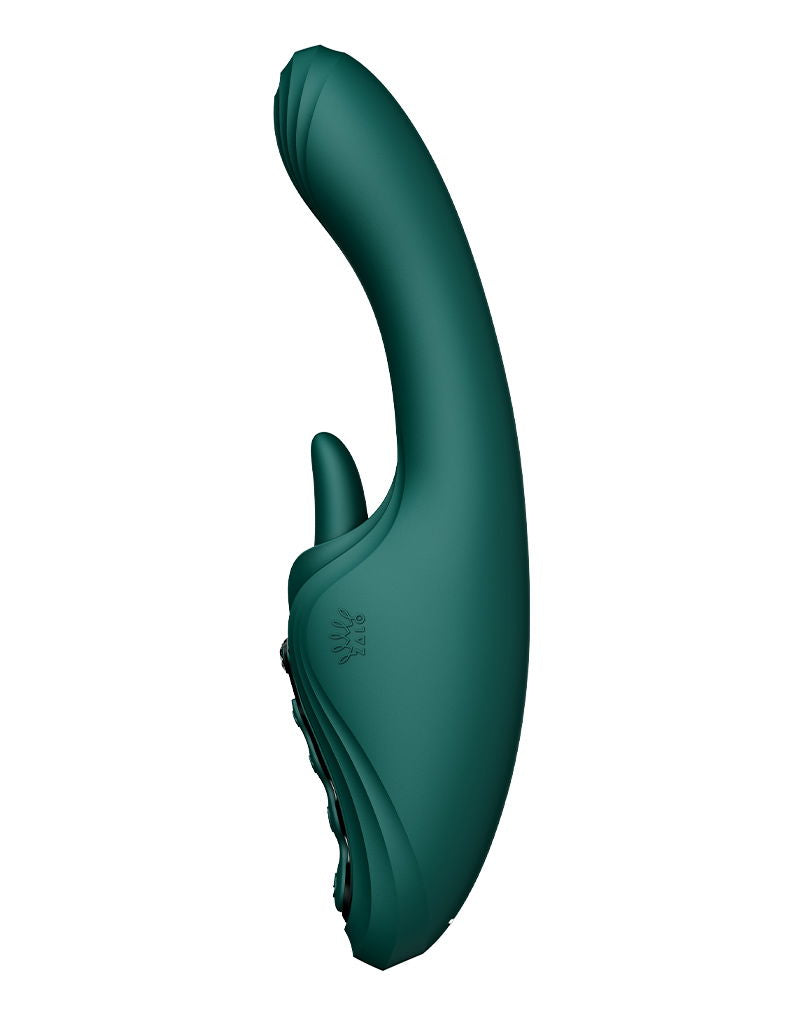 ZALO - Ares - G-Spot Rabbit Vibrator App-Controlled - Turquoise Groen