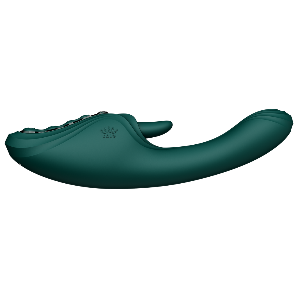 ZALO - Ares - G-Spot Rabbit Vibrator App-Controlled - Turquoise Groen