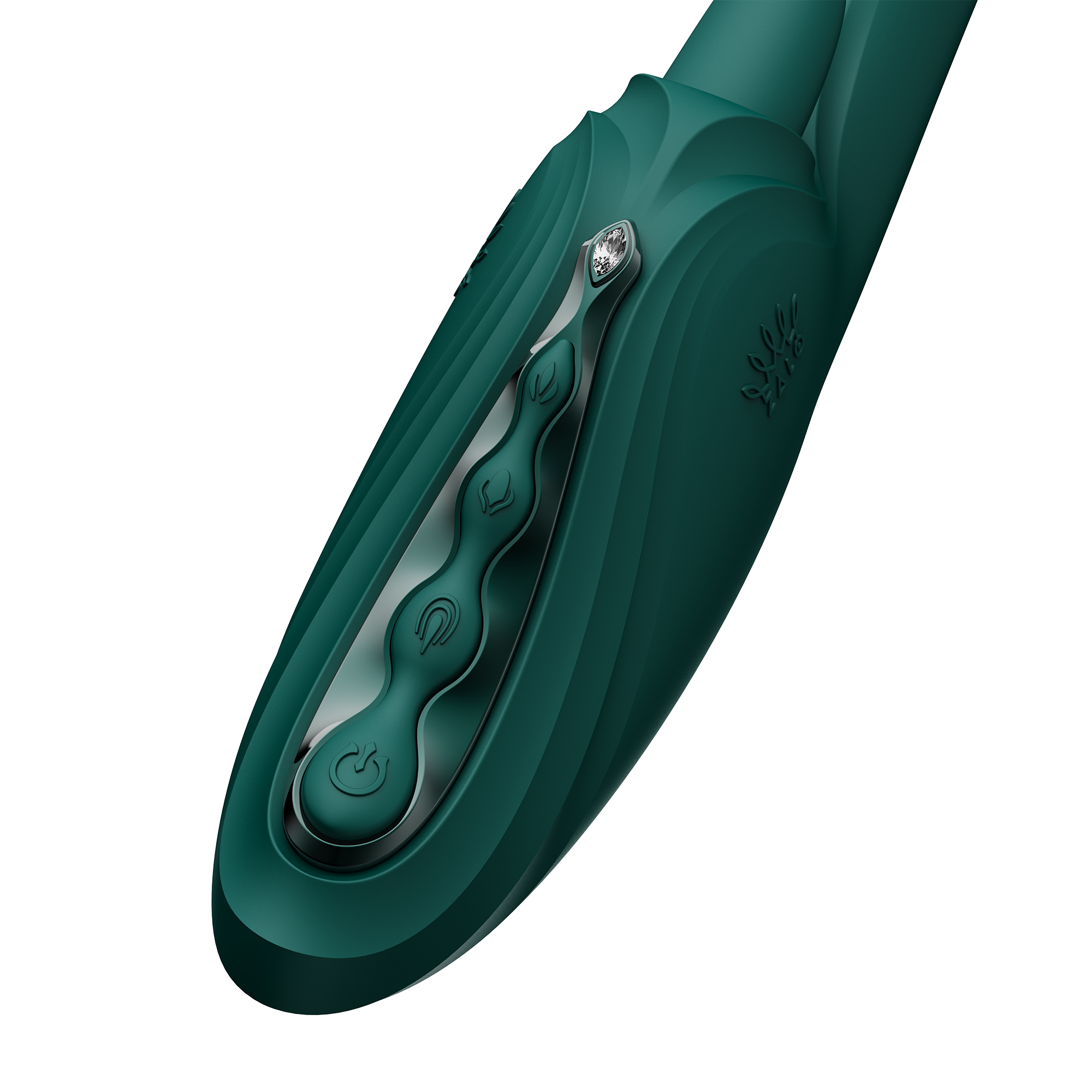 ZALO - Ares - G-Spot Rabbit Vibrator App-Controlled - Turquoise Groen