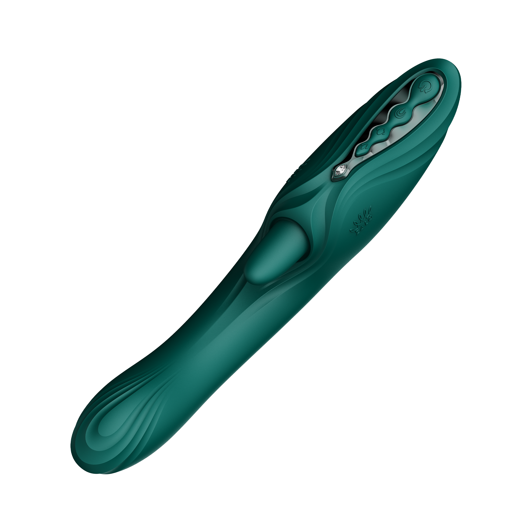 ZALO - Ares - G-Spot Rabbit Vibrator App-Controlled - Turquoise Groen