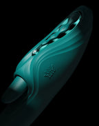 ZALO - Ares - G-Spot Rabbit Vibrator App-Controlled - Turquoise Groen